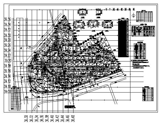 5万平方米广州冠迪花园绿化设计cad图含总平面图