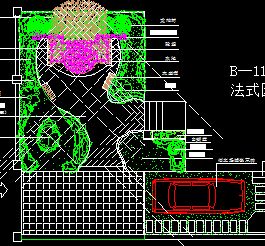 几种不同国家风格的别墅环境绿化设计图纸免费下载 园林绿化及施工